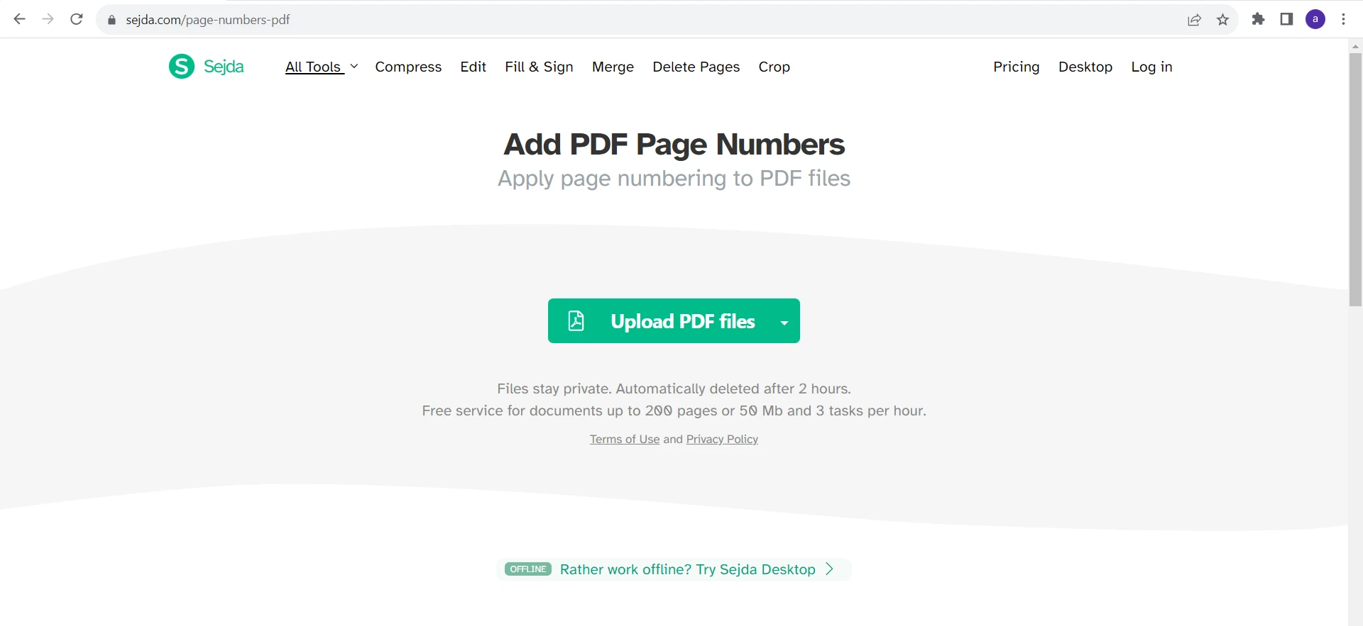 How to Add Page Numbers To a PDF: Figure 3
