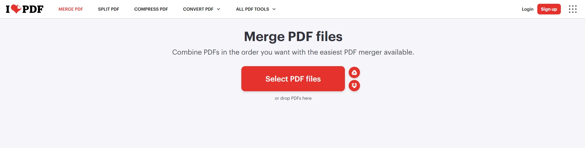 How to Combine PDF Files: The Definitive, Step-by-Step Guide: Image 7 - ilovepdf Merge page