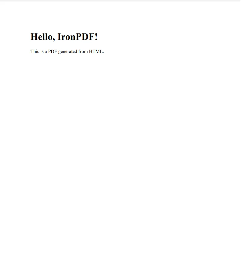 How to convert HTML to PDF in ASP .NET  using C#: Figure 7