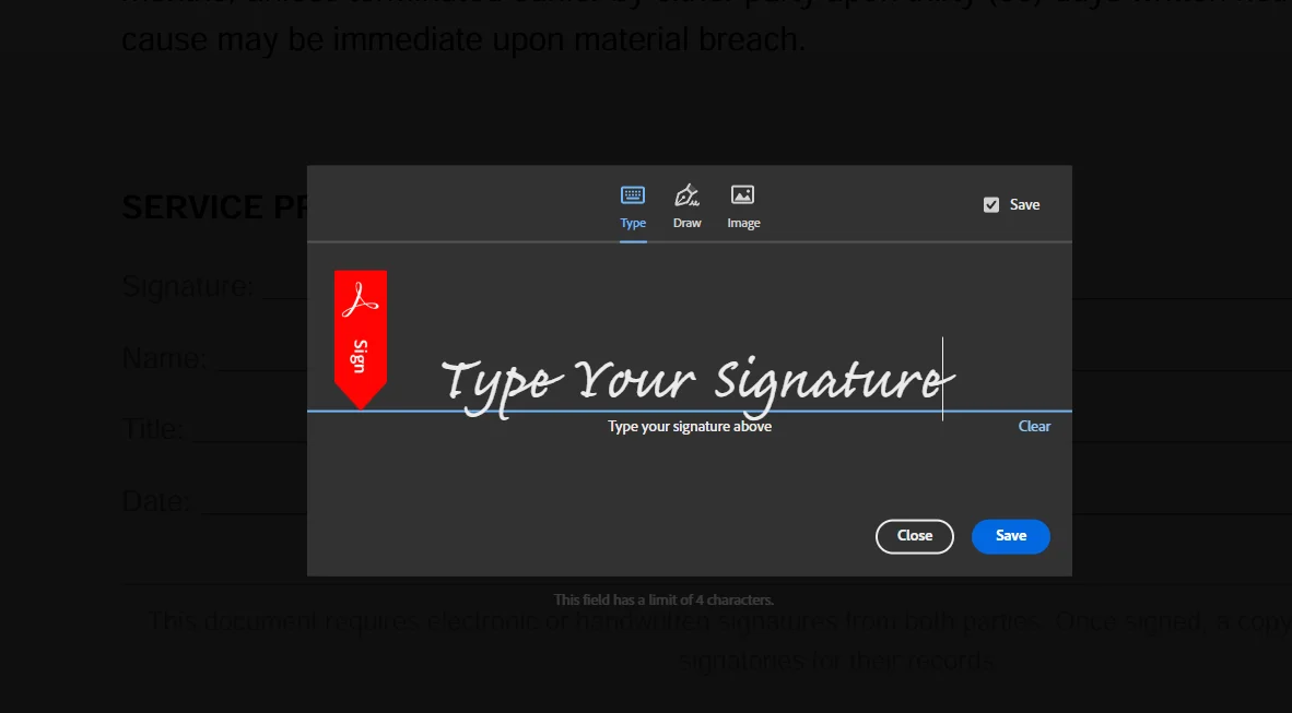 How To Electronically Sign A Pdf 2 related to Method 1: Sign a PDF Online with Adobe Acrobat