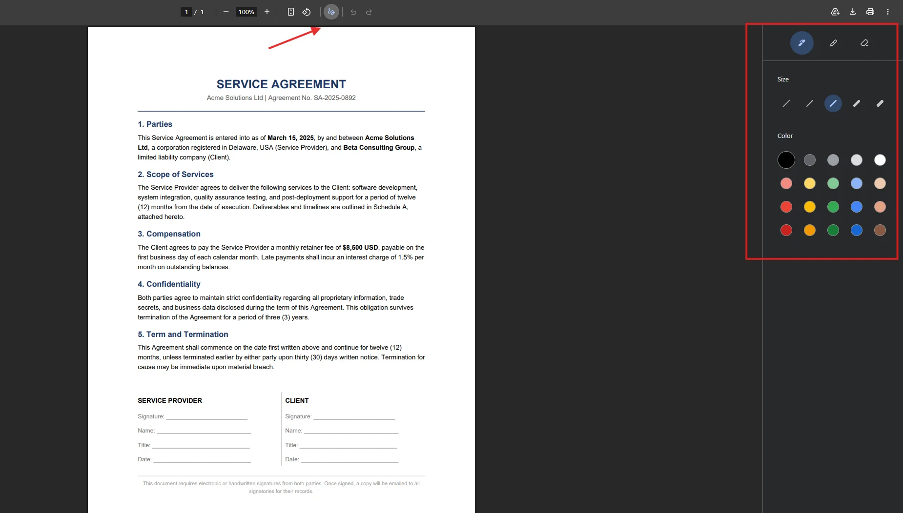 How To Electronically Sign A Pdf 3 related to Method 3: Sign a PDF in Your Browser (No Account Needed)