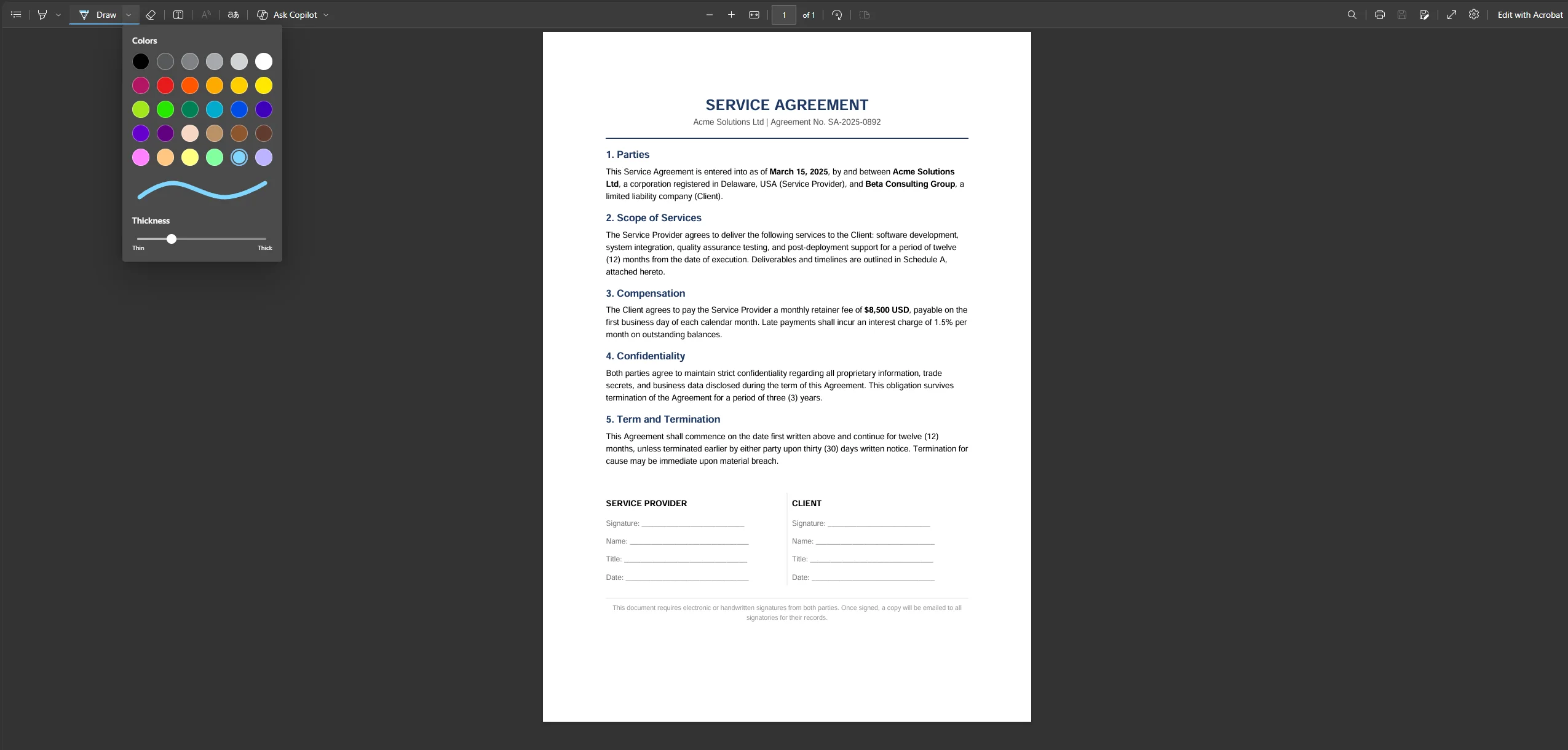 How To Electronically Sign A Pdf 4 related to Method 4: Sign a PDF in Microsoft Edge