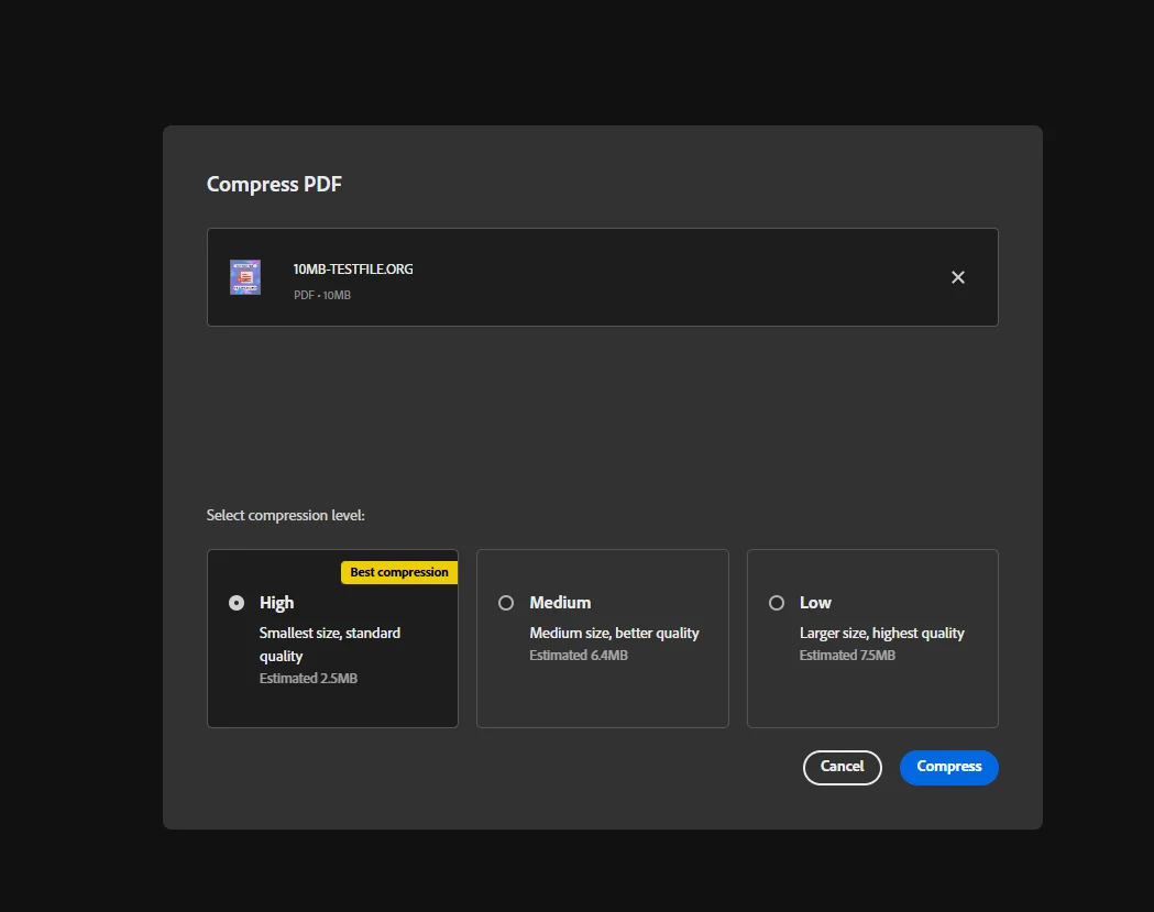 How To Lower The Size Of A Pdf 1 related to Method 1: Use a Free Online PDF Compressor