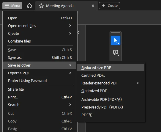 How To Lower The Size Of A Pdf 2 related to Method 2: Compress a PDF Using Adobe Acrobat Desktop