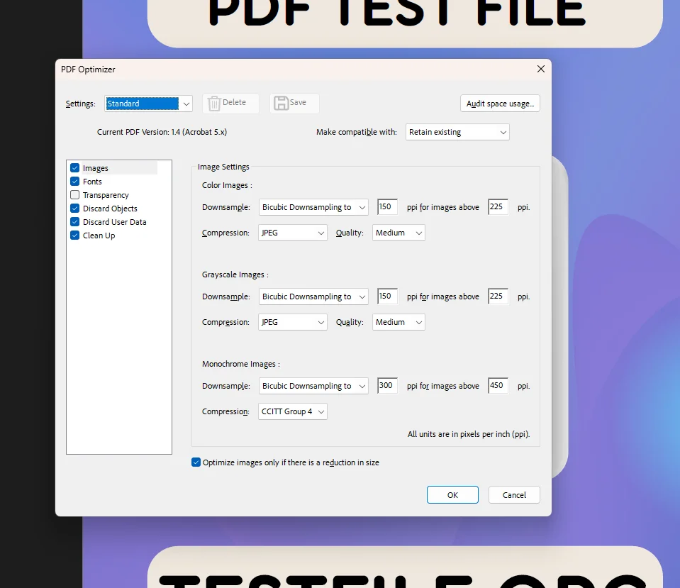 How To Lower The Size Of A Pdf 4 related to Method 5: Adjust Image Quality and Resolution