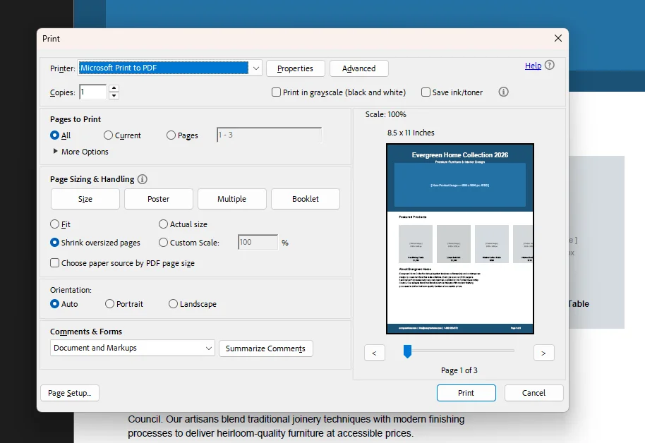 How To Minimise Pdf File Size 3 related to Method 3: Print to PDF (Works on Any Computer, Free)