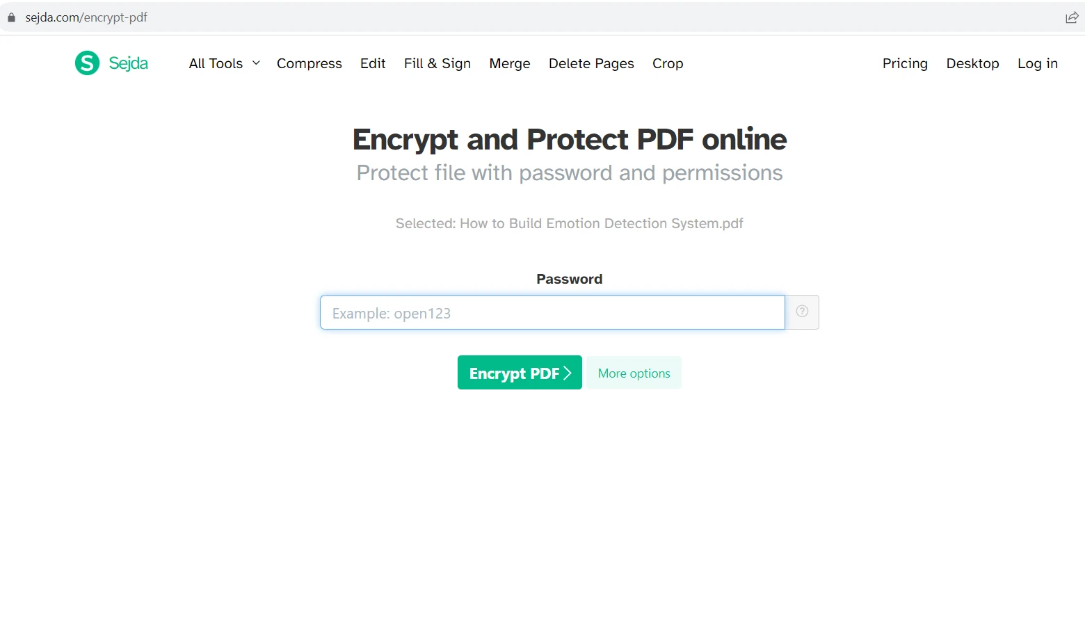 How to Password Protect a PDF for Free: Figure 3