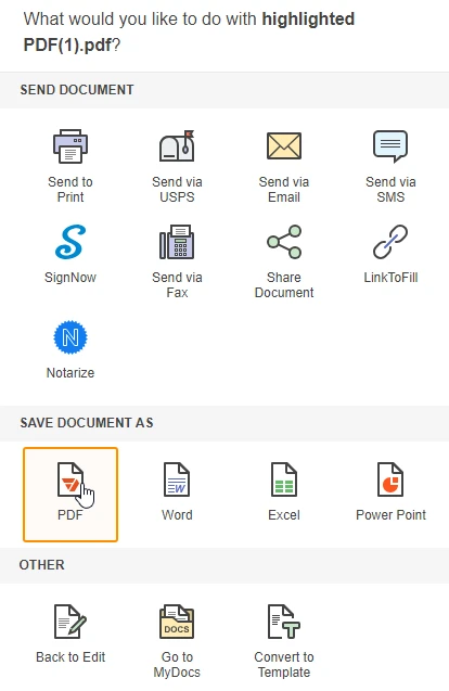 Cómo Redactar un PDF sin Adobe Pro (Guía para principiantes): Figura 5 - Guardar PDF con la herramienta Redactar