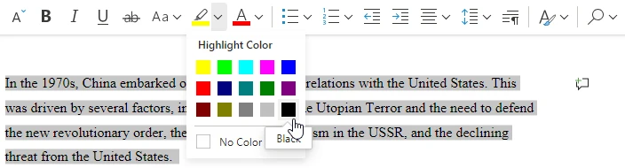 Cómo Redactar un PDF sin Adobe Pro (Guía para principiantes): Figura 7 - Redactar PDF utilizando la herramienta Resaltar sin Adobe Pro