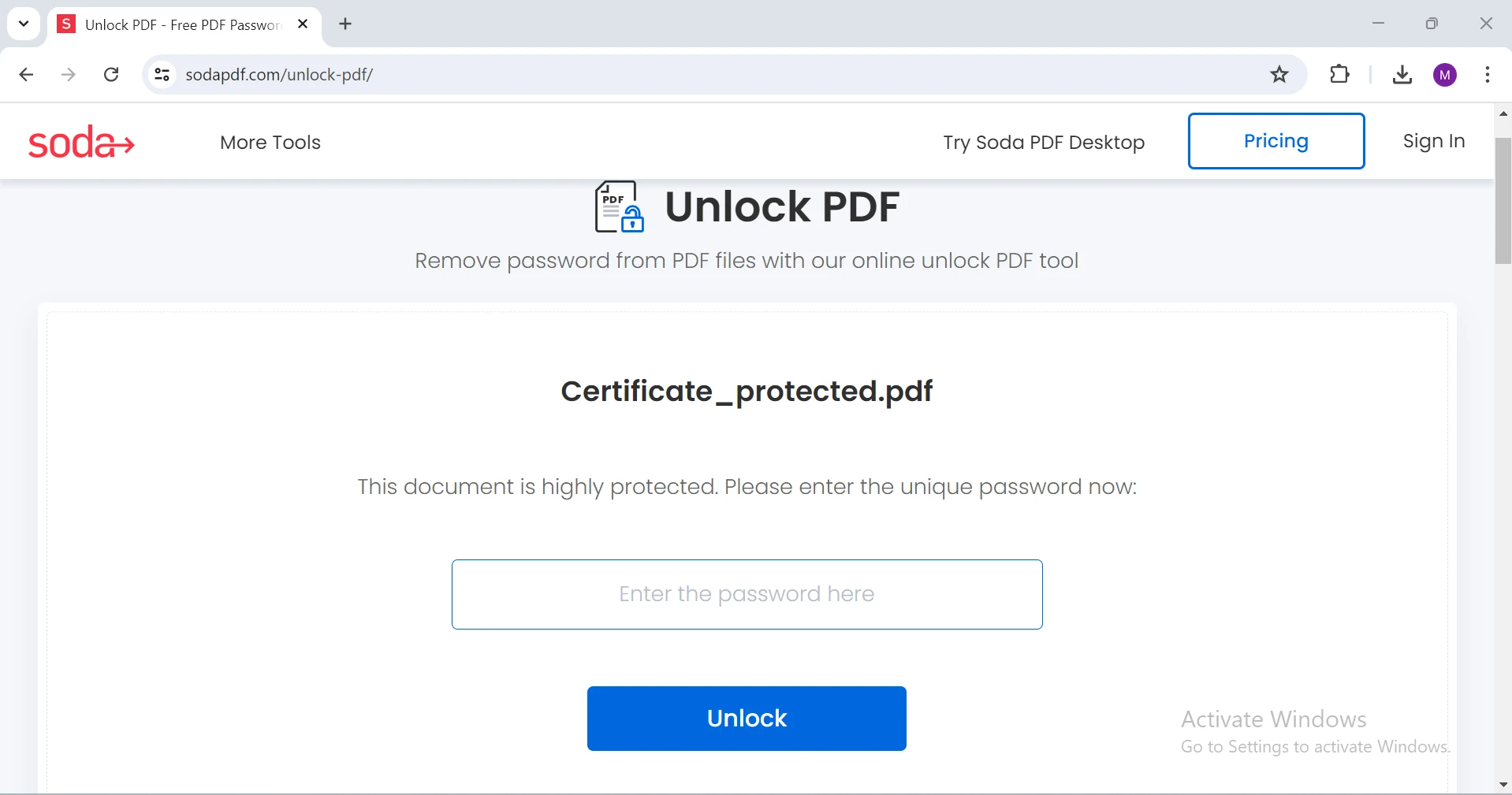 How to Remove Password from PDF Without Adobe Pro: Figure 11