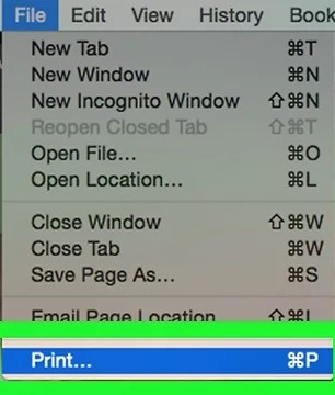 mac OS - Print Option