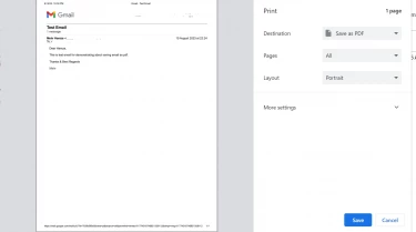 如何將電子郵件保存為PDF（初學者教程）
