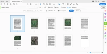Comment séparer des pages de PDF