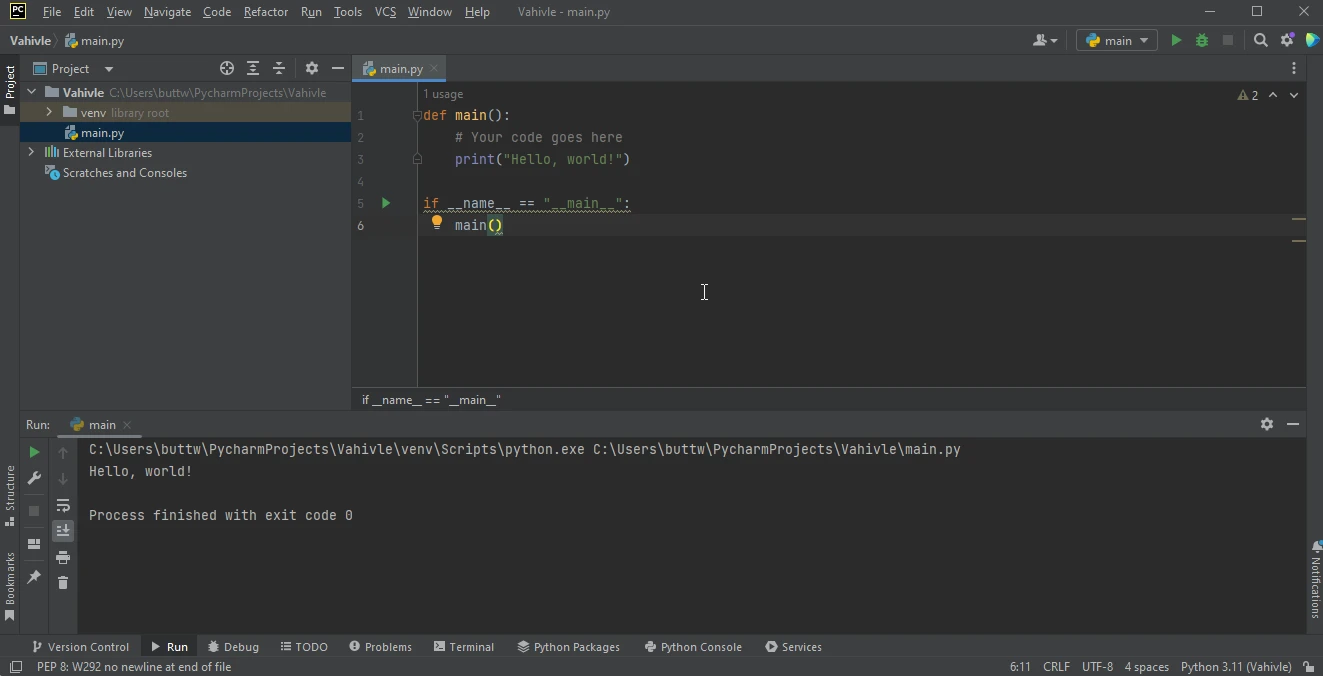 Cómo utilizar PyCharm (Guía para desarrolladores): Figura 7