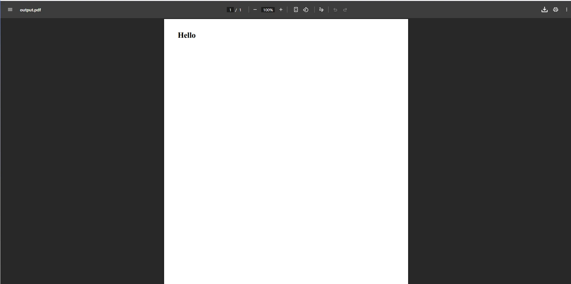 HtmlToPdfDocument C#：DinkToPdf HTML 到 PDF 转换的替代方案：图片 2 -DinkToPdf示例输出 PDF