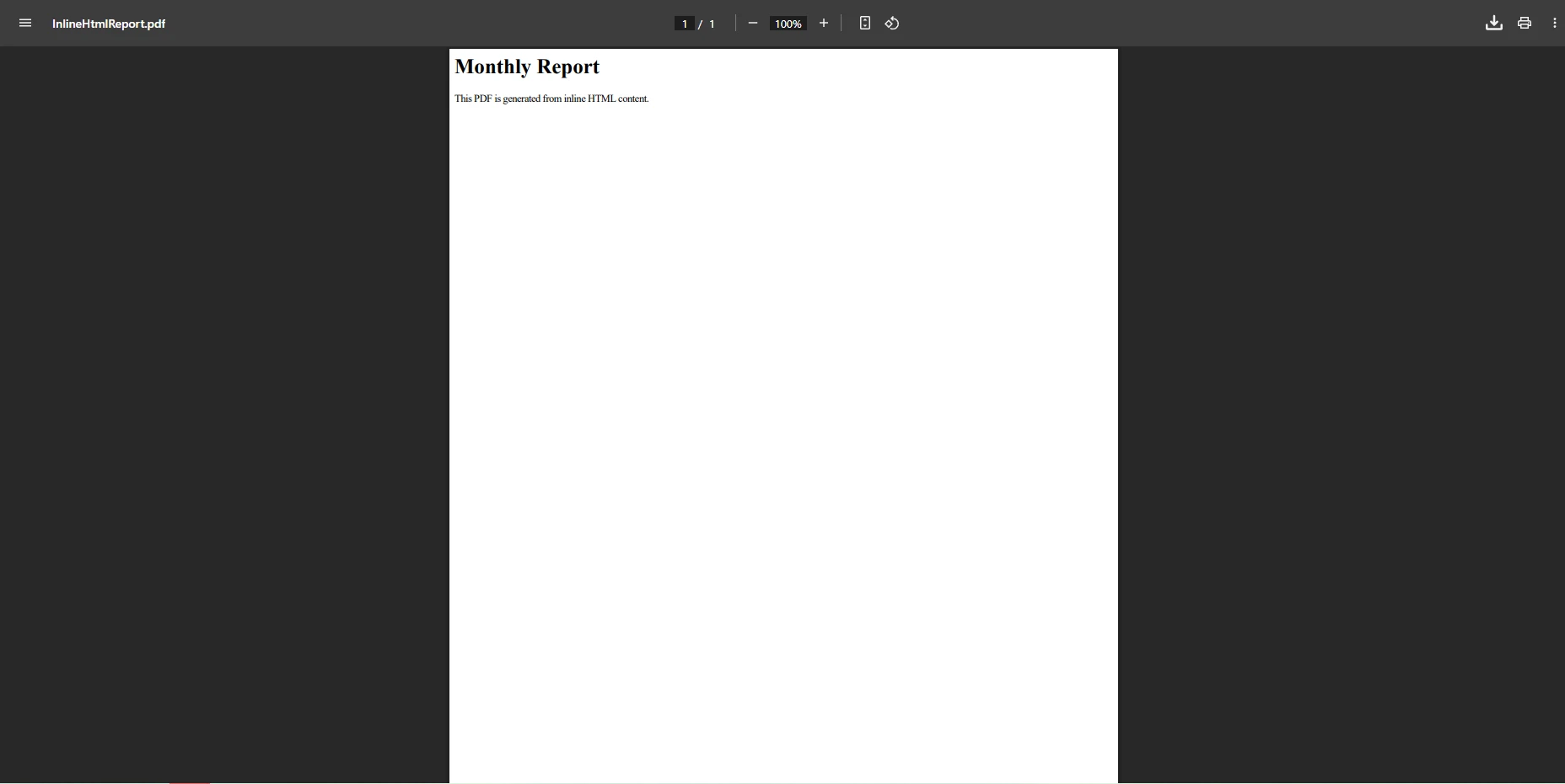 HTML to PDF with SelectPdf