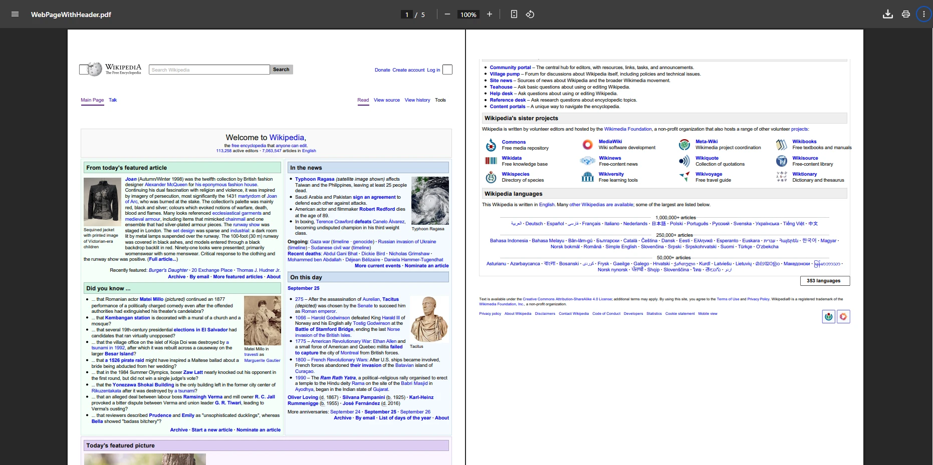 URL to PDF with SelectPdf