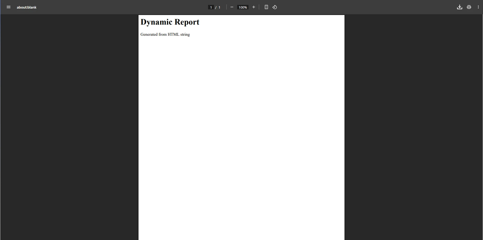 HTML to PDF with PuppeteerSharp