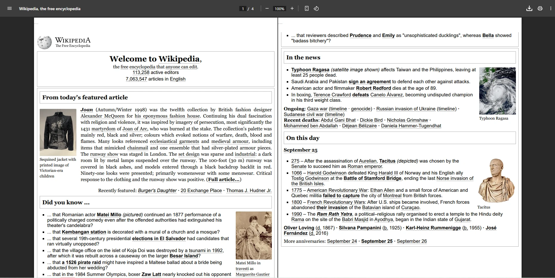 URL to PDF with PuppeteerSharp