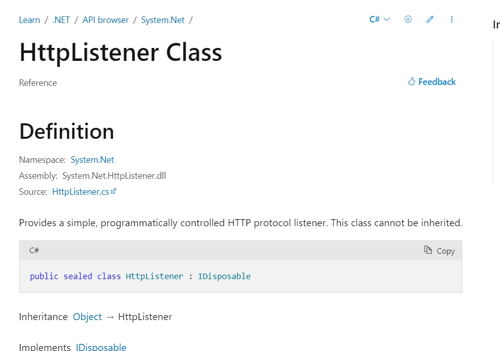 HttpListener C# (Cómo funciona para desarrolladores): Figura 1