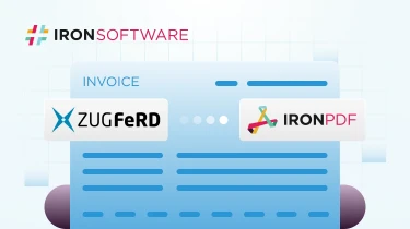 Streamline E-Invoicing with IronPDF's Latest Update: PDF/A-3 Compliance and ZUGFeRD Support