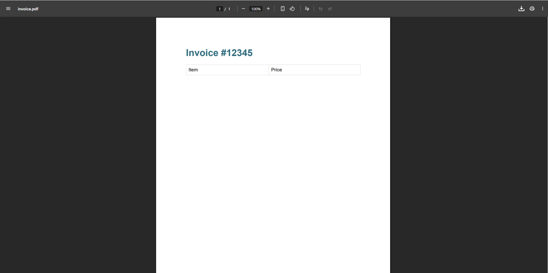 Output PDF file with IronPDF