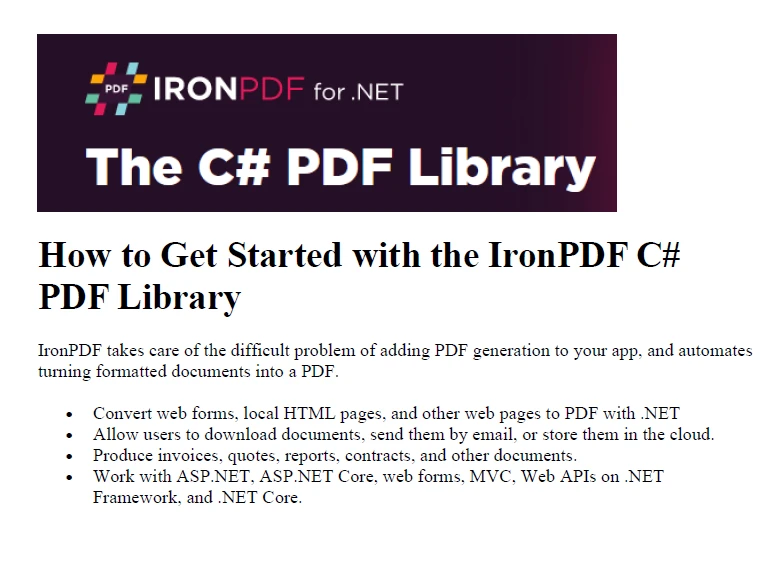 iTextSharp Read PDF Alternatives (Developer Tutorial): Figure 8 - PDF Input