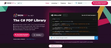 A Comparison of Splitting PDF in C# Between iTextSharp and IronPDF