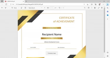 如何在 Java 中从模板创建 PDF