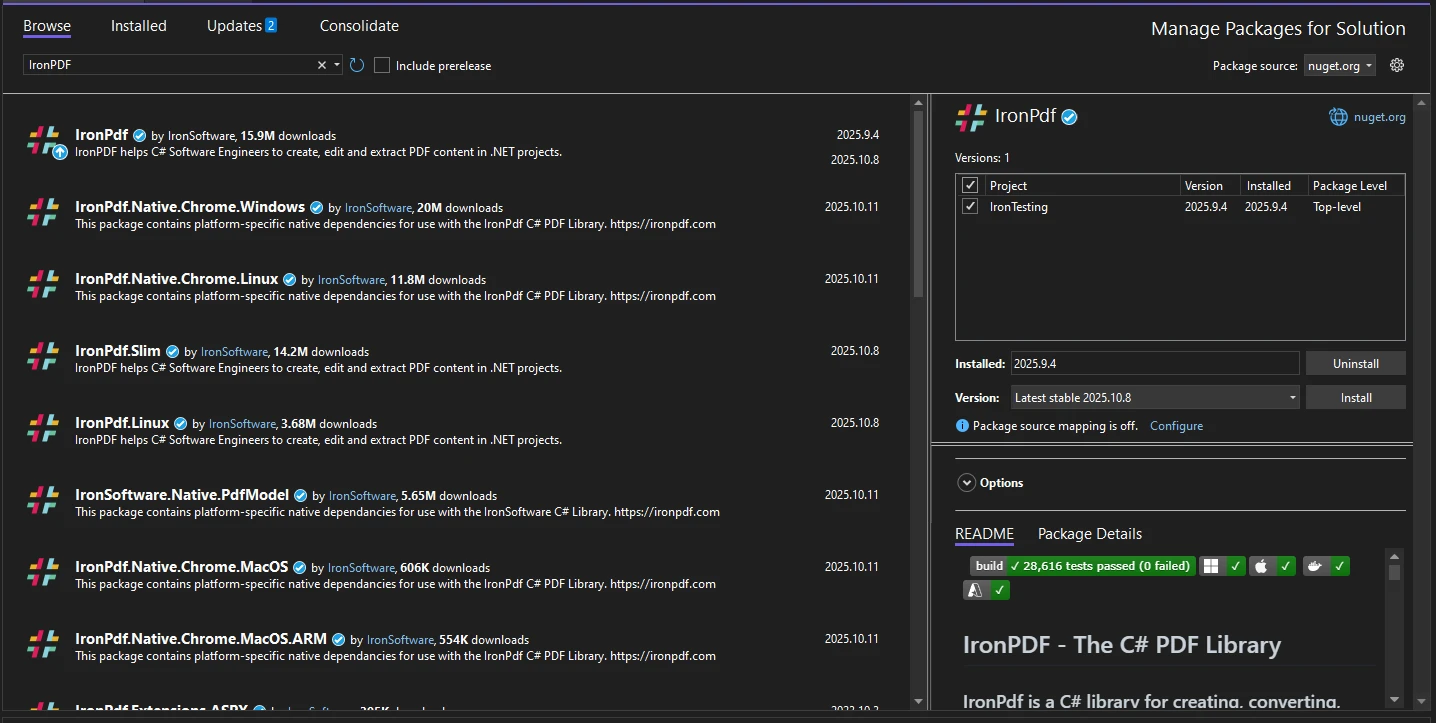 How to Merge Two PDF Byte Arrays in C# with IronPDF