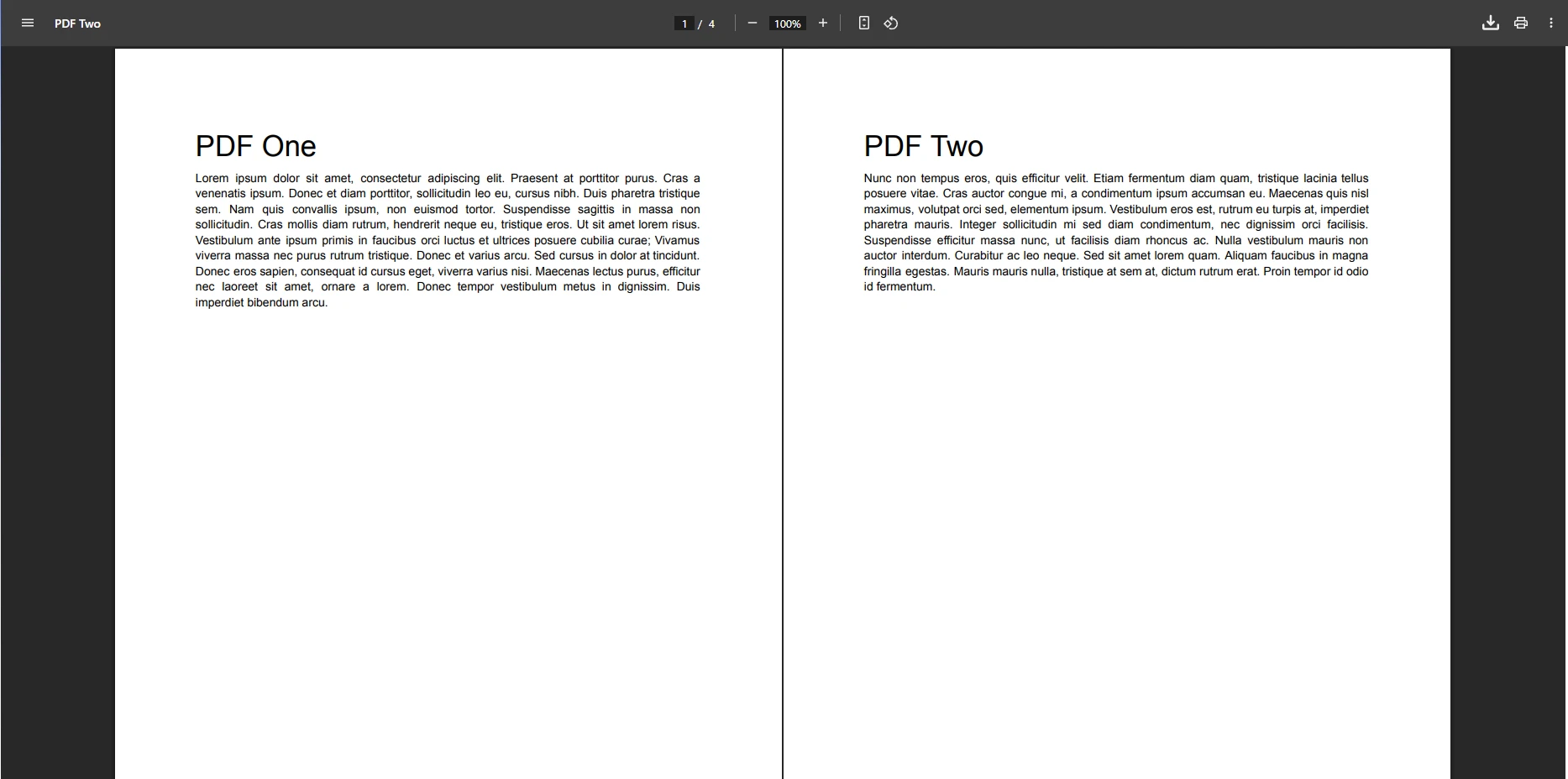 How to Merge Two PDF Byte Arrays in C# with IronPDF: Image 2 - Merged PDF files