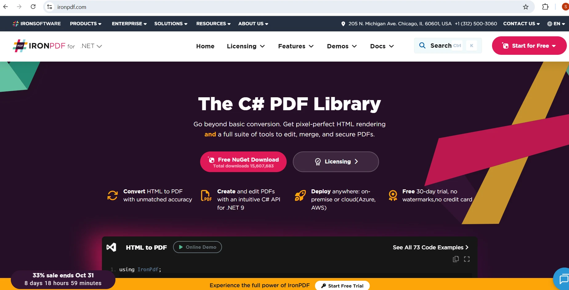 How to Convert a PDF to an Image in .NET: Figure 5 - URL Input