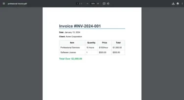 .NETでIronPDFを使用してPDFファイルを作成する方法 (C#チュートリアル)