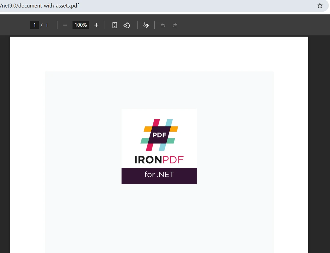 Discover the Top .NET HTML to PDF Converter, IronPDF: Image 6 - External resources PDF Output