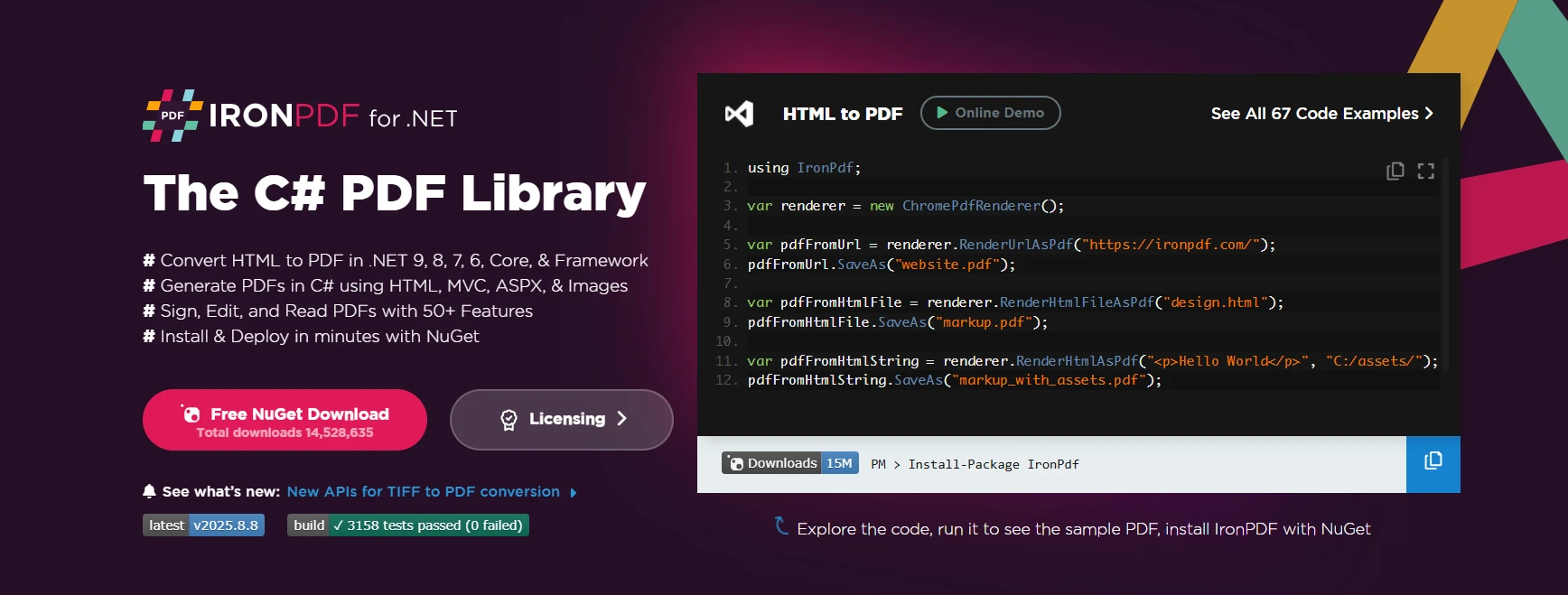 .NET PDF API a tutorial for .NET developers: Image 2 - Image 2 of 7 related to .NET PDF API a tutorial for .NET developers