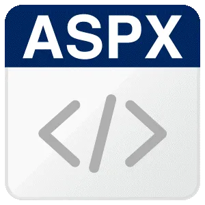 .NET PDF Generator in 1 Click, Figure 1: ASPX file icon