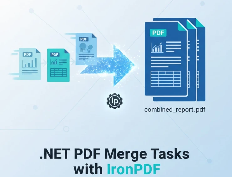 .NET PDF Merge Tasks with IronPDF: A Complete C# Guide: Image 1 - Merge PDFs with IronPDF