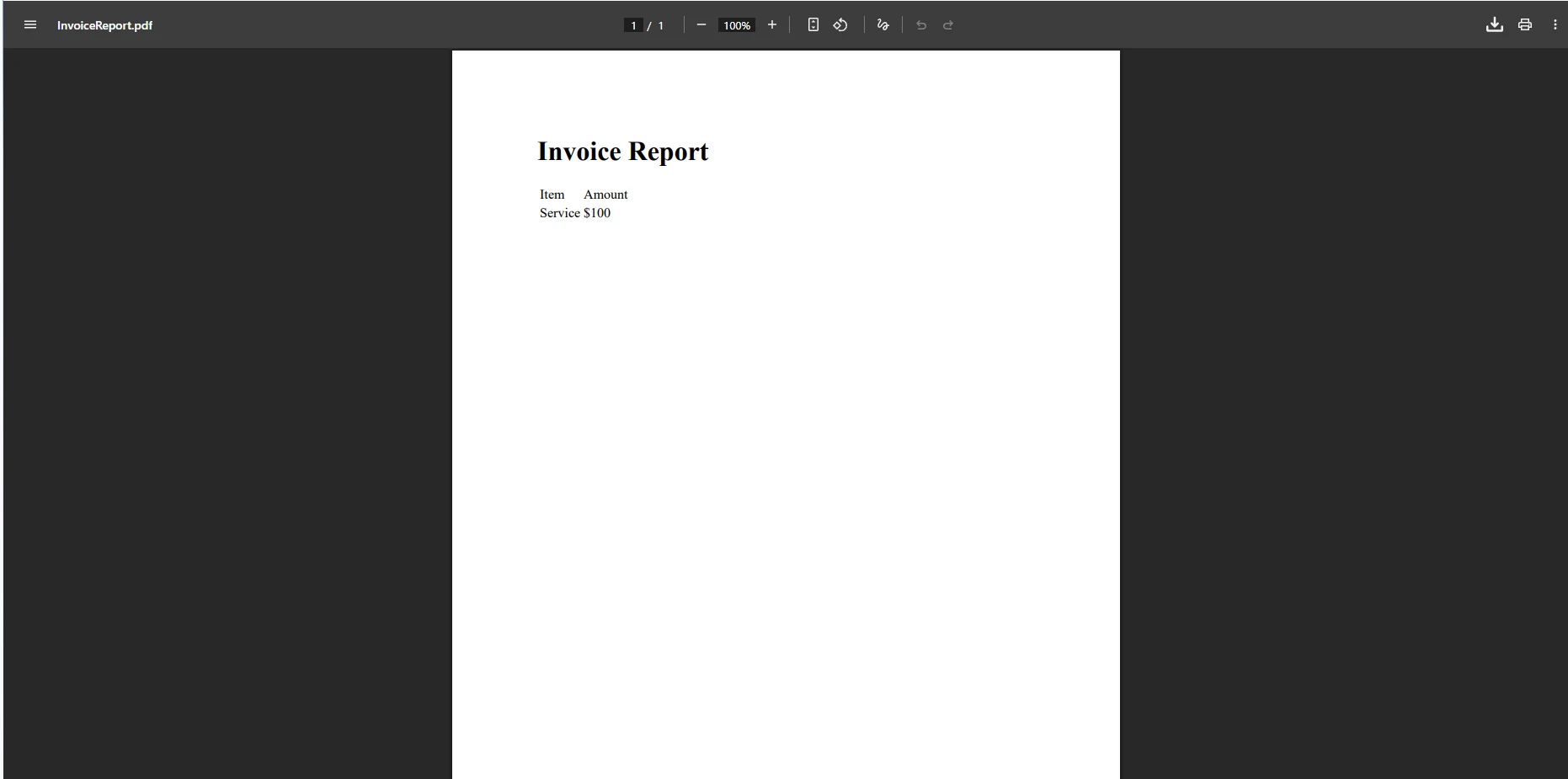 .NET PDF Merge Tasks with IronPDF: A Complete C# Guide: Image 3 - Input Invoice Two