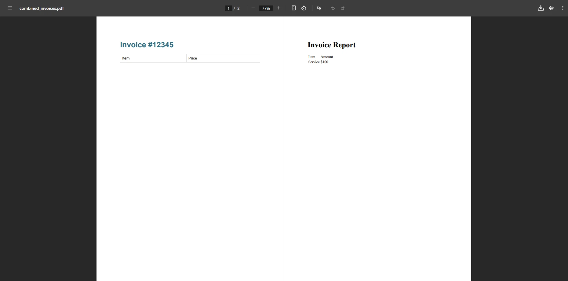 .NET PDF Merge Tasks with IronPDF: A Complete C# Guide: Image 4 - Combined PDF documents