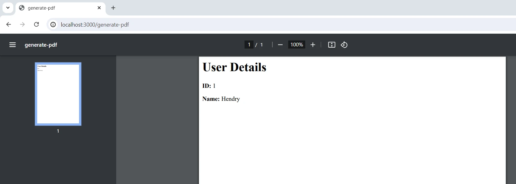 NPM fuse-box (How It Works For Developers): Figure 8 - PDF Output