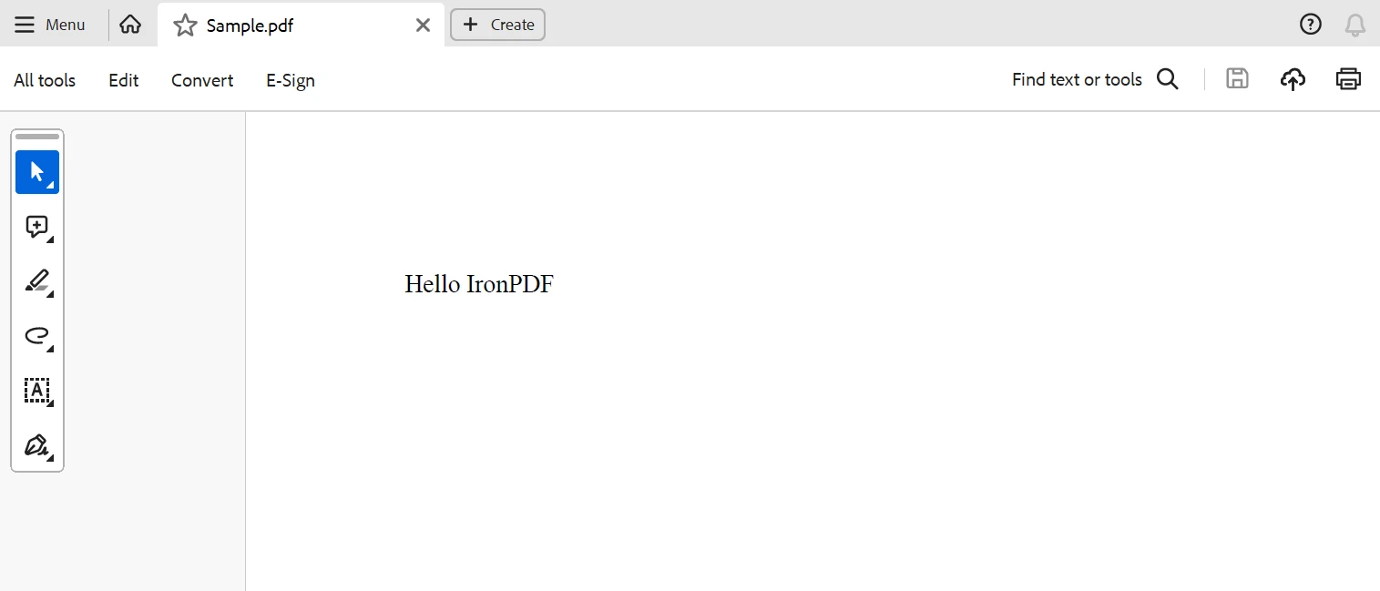 OpenTelemetry .NET (How It Works For Developers): Figure 1 - Generated output from the code above utilizing IronPDF and OpenTelemetry
