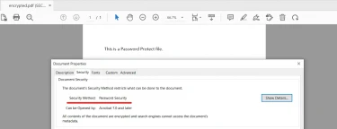 How to Password Protect PDF in Java