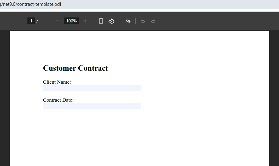 PDF Editor in UWP: Build Document Features Fast with IronPDF: Image 5 - Sample Input