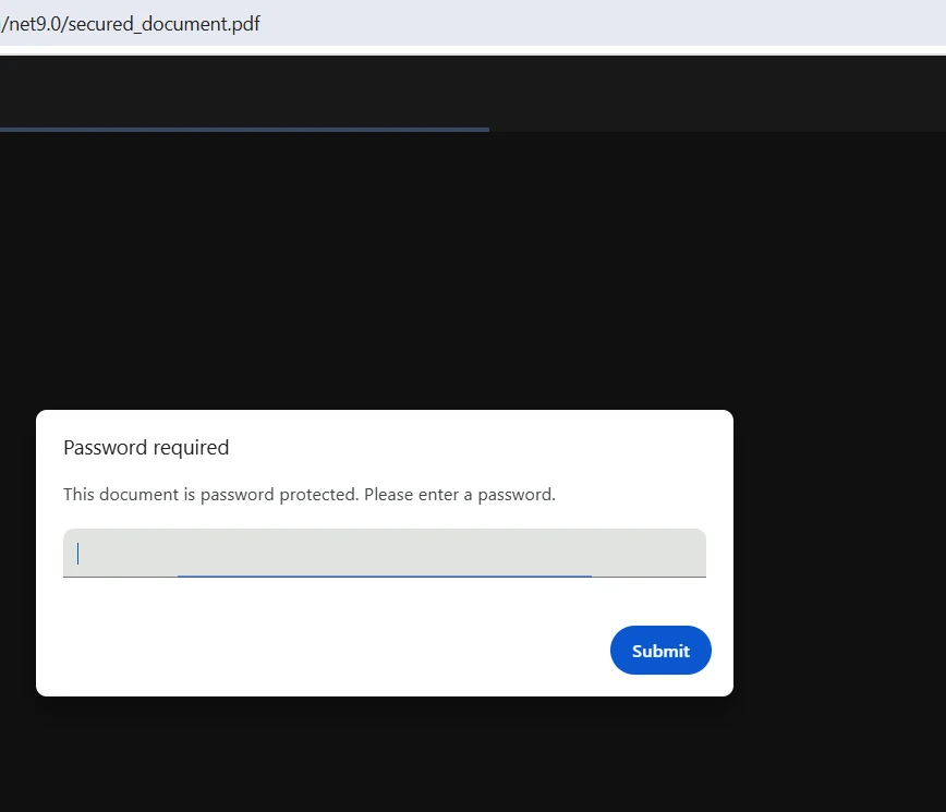 Discover the Key Features of the PDF .NET SDK Using IronPDF: Image 7 - Secure PDF Output