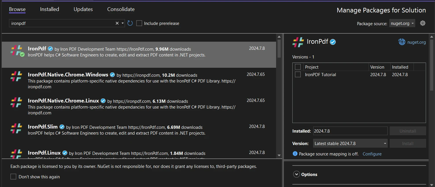 PDF to PDFA in C# (Developer Tutorial) | IronPDF: Figure 1 - IronPDF