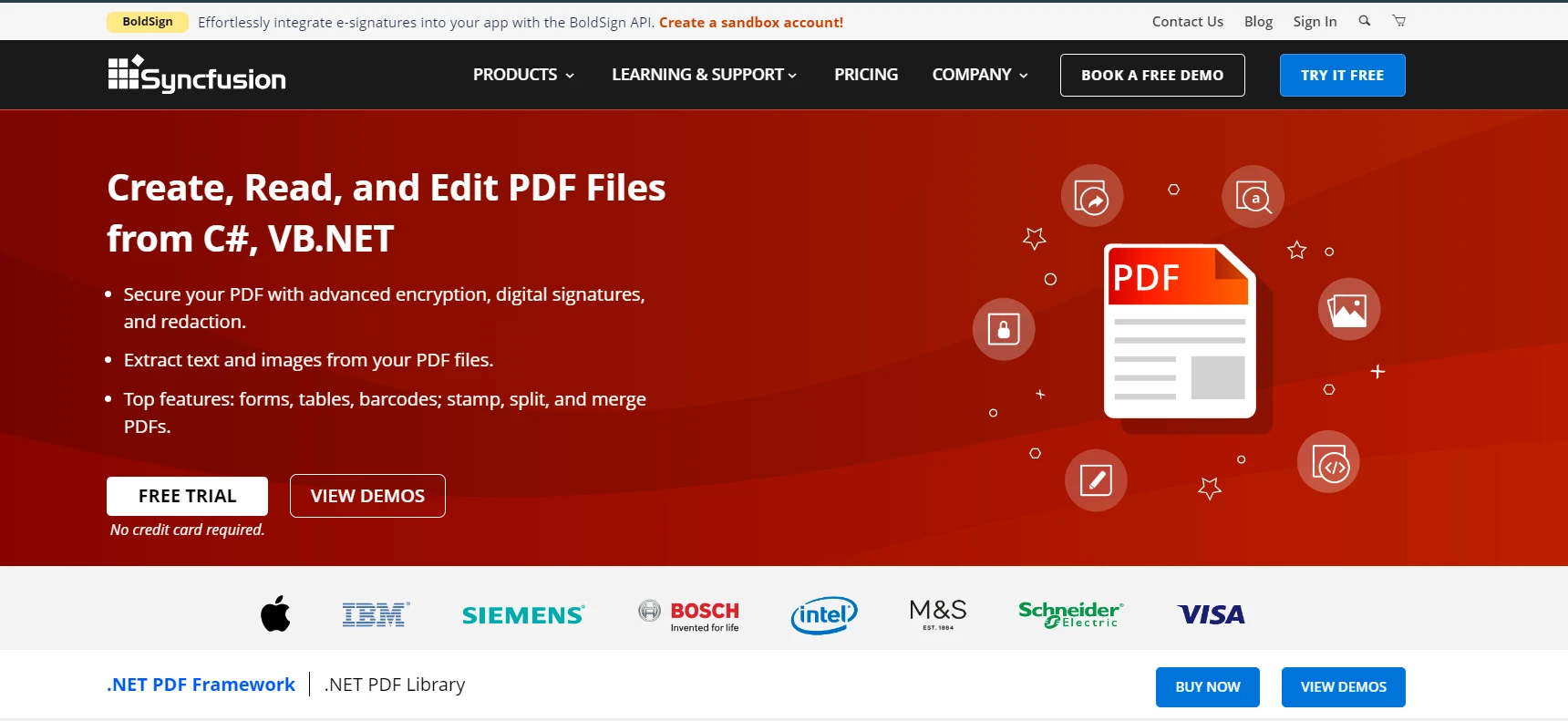 C# 中的 PDFA 库（.NET 开发人员比较列表）：图 4 - Syncfusion