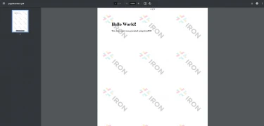 PDFsharp Add Page Numbers to PDF VS IronPDF (Example)