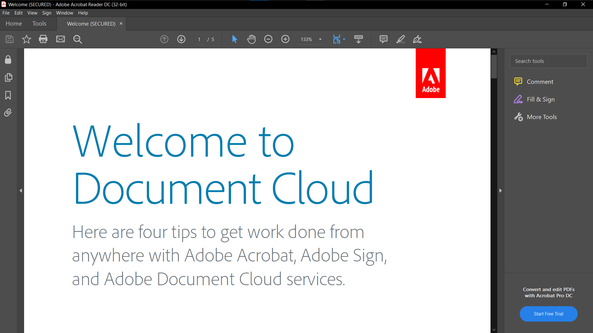 Adobe Acrobat 阅读器