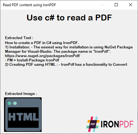 PDF Viewer using IronPDF