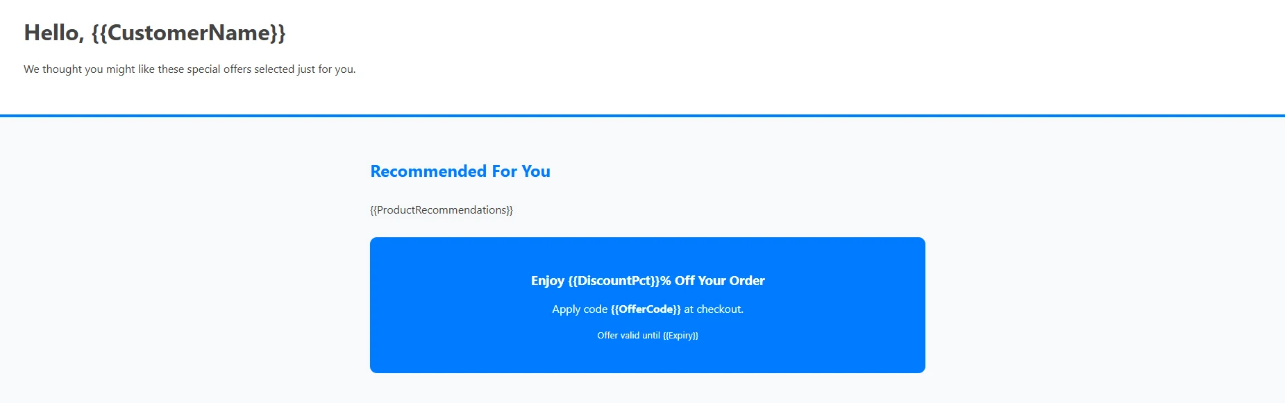 HTML input template Two
